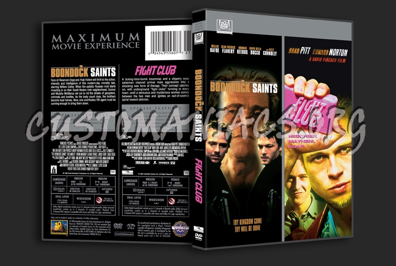 The Boondock Saints / Fightclub dvd cover