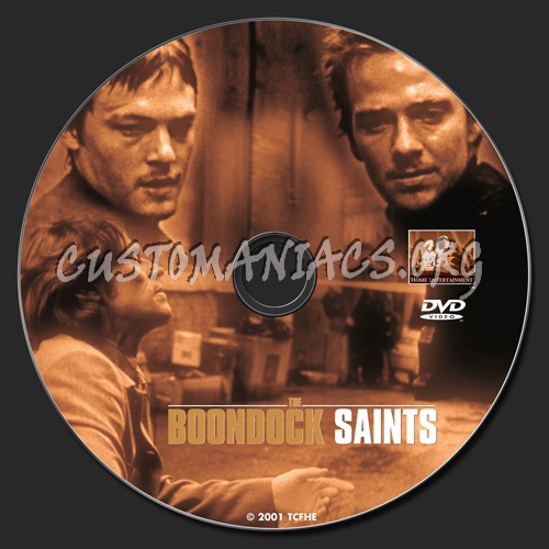 The Boondock Saints dvd label