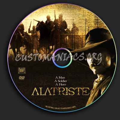 Alatriste dvd label