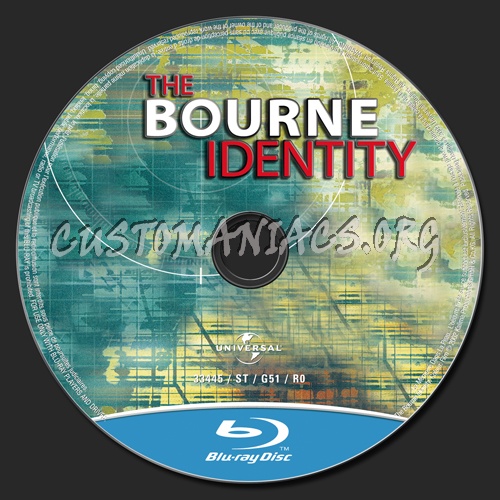 The Bourne Identity blu-ray label