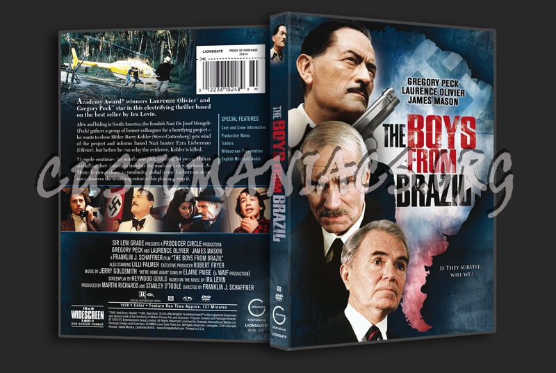 The Boys From Brazil dvd cover