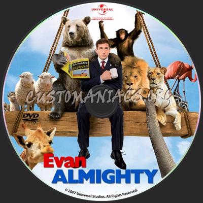 Evan Almighty dvd label