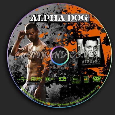Alpha Dog dvd label