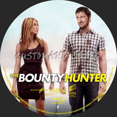 The Bounty Hunter dvd label