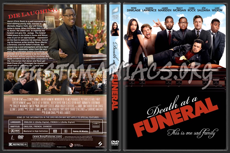 Death at a Funeral (2010) dvd cover
