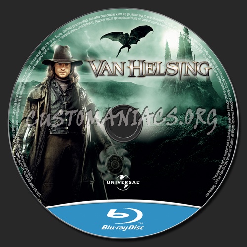 Van Helsing blu-ray label