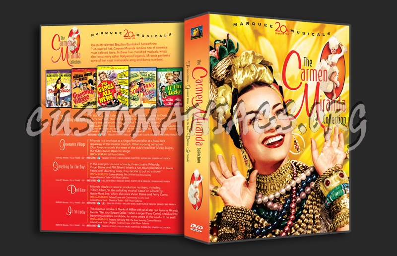 The Carmen Miranda Collection dvd cover