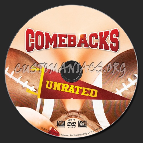 The Comebacks dvd label