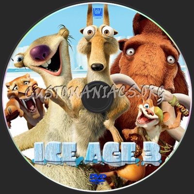 Ice Age 3 dvd label