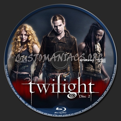 Twilight blu-ray label