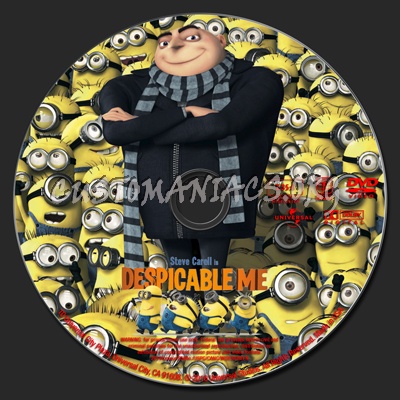 Despicable Me dvd label