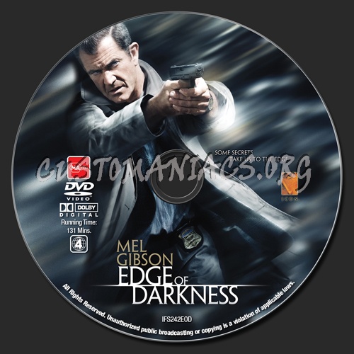 Edge Of Darkness dvd label