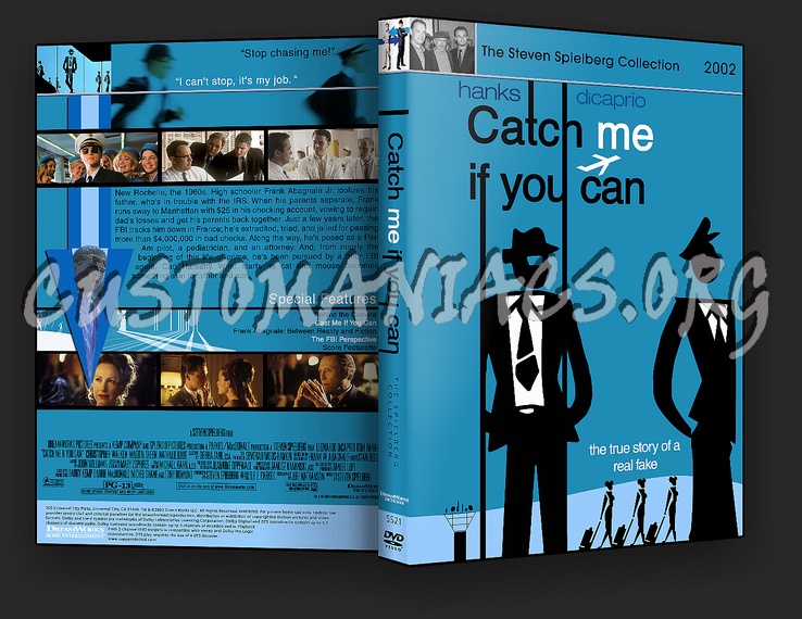 Catch Me If You Can - The Steven Spielberg Collection dvd cover