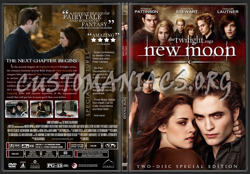 New Moon dvd cover