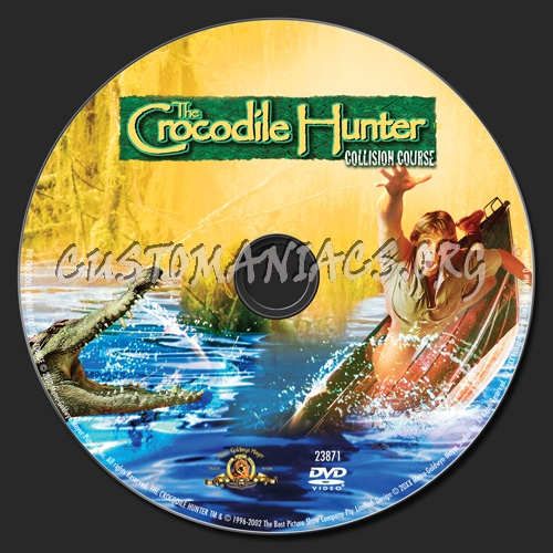 The Crocodile Hunter dvd label