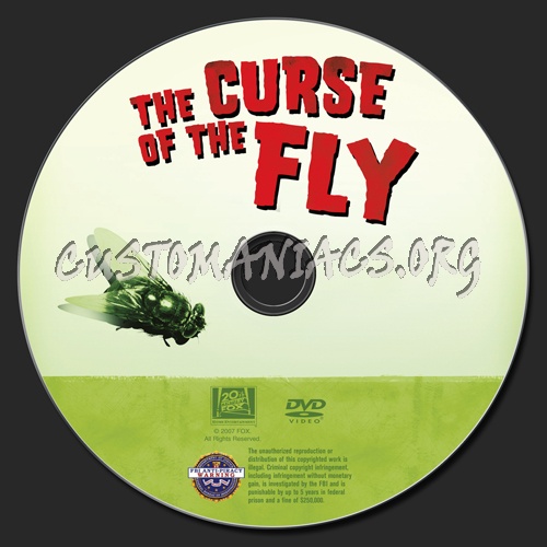 The Curse of the Fly dvd label