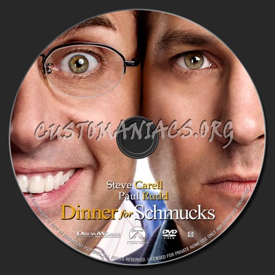 Dinner for Schmucks dvd label