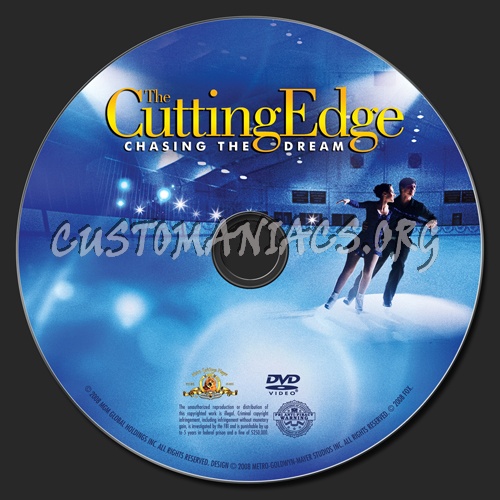 The Cutting Edge Chasing the Dream dvd label