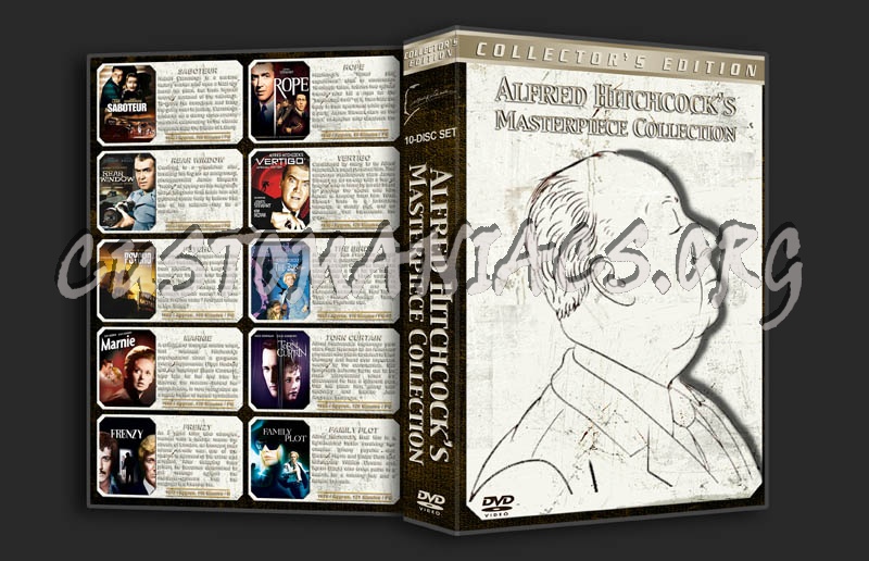 Alfred Hitchcock's Masterpiece Collection dvd cover