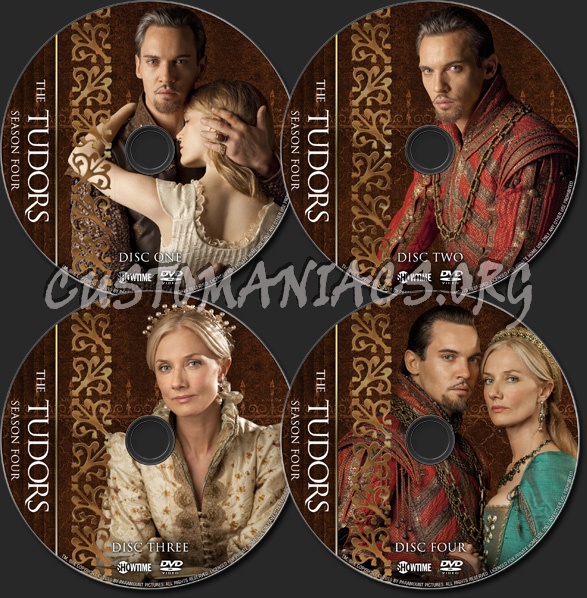 The Tudors - Season Four - TV Collection dvd label
