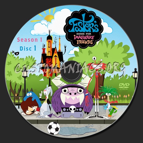Foster's Home For Imaginary Friends Season 1 dvd label