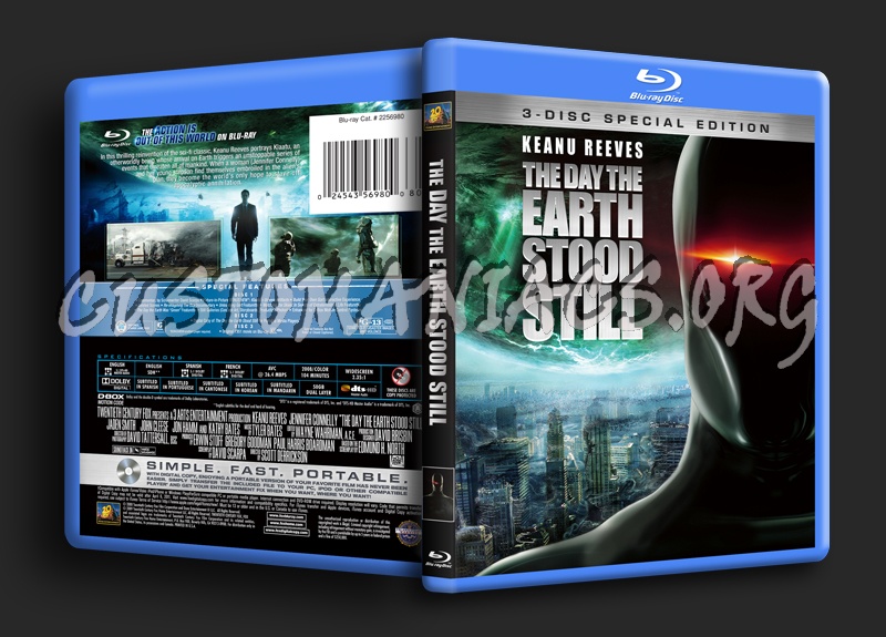 The Day the Earth Stood Still blu-ray cover