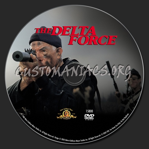 The Delta Force dvd label