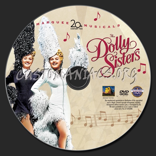 The Dolly Sisters dvd label