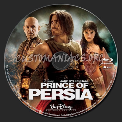 Prince of Persia blu-ray label