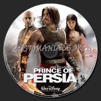 Prince of Persia blu-ray label