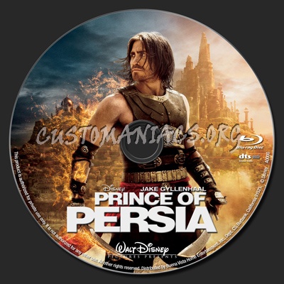 Prince of Persia blu-ray label