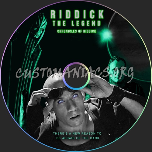 Chronicles of Riddick dvd label