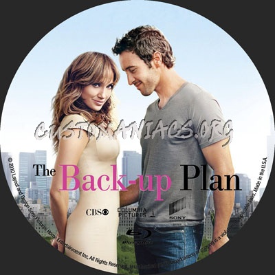 The Back-up Plan blu-ray label
