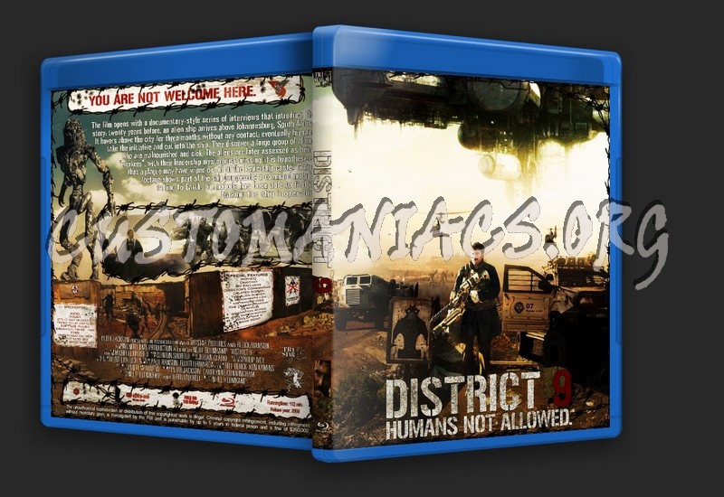 District 9 blu-ray cover