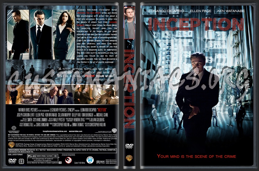 Inception dvd cover