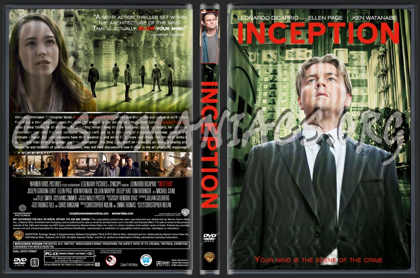 Inception dvd cover