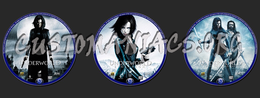 Underworld Trilogy blu-ray label