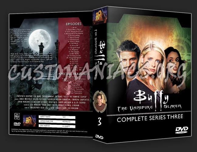 Buffy The Vampire Slayer: The Complete Series 1 - 7 dvd cover