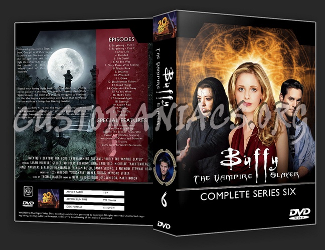 Buffy The Vampire Slayer: The Complete Series 1 - 7 dvd cover