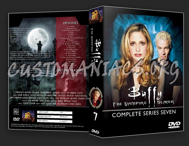 Buffy The Vampire Slayer: The Complete Series 1 - 7 dvd cover