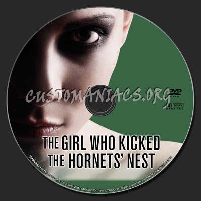 The Girl Who Kicked the Hornets' Nest dvd label