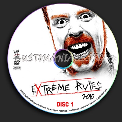 WWE - Extreme Rules 2010 dvd label