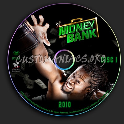 WWE - Money In The Bank (2010) dvd label