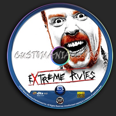 WWE - Extreme Rules 2010 blu-ray label