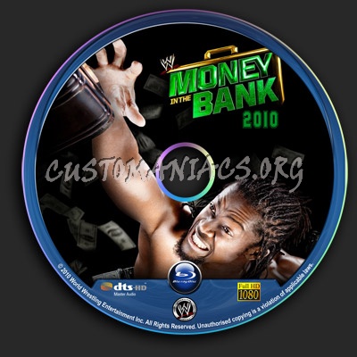 WWE - Money In The Bank 2010 blu-ray label