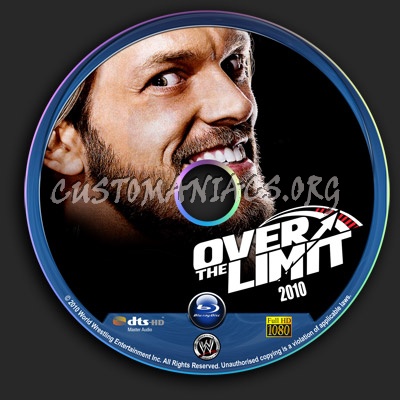 WWE - Over The Limit 2010 blu-ray label