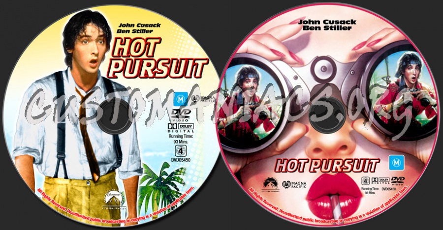 Hot Pursuit dvd label