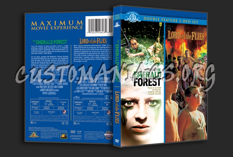 The Emerald Forest  / Lord of the Flies dvd cover