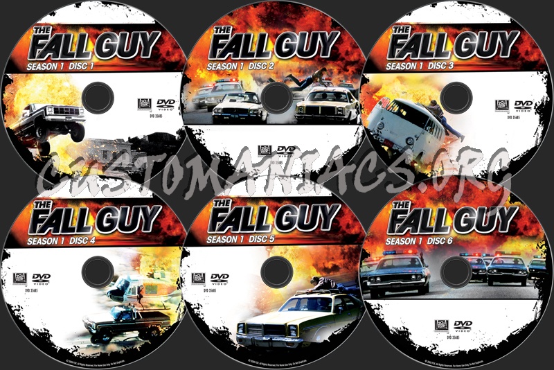 The Fall Guy Season 1 dvd label
