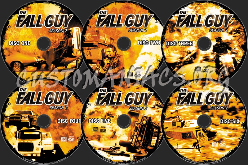 The Fall Guy Season 2 dvd label